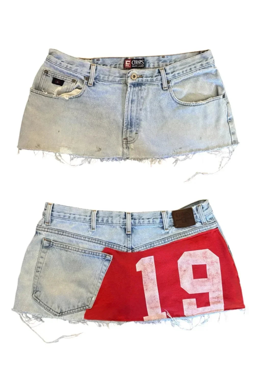 y2k mini sexy loose casual women's skirt printed skirt applique denim gothic street hip hop hoparajuku retro high waist