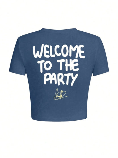 Women's Retro Figure Graphic Y2k Cropped T-Shirt Hip-Hop Elements Summer Daily Wear T-Shirt Y2k Ladies Clothes Female Clothing