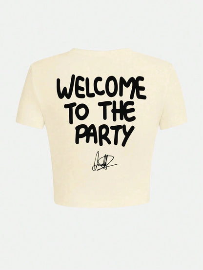 Women's Retro Figure Graphic Y2k Cropped T-Shirt Hip-Hop Elements Summer Daily Wear T-Shirt Y2k Ladies Clothes Female Clothing