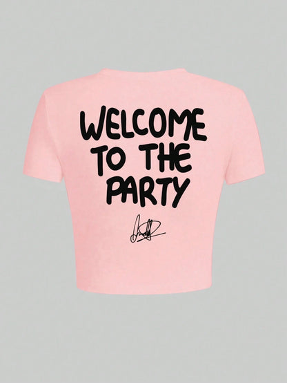 Women's Retro Figure Graphic Y2k Cropped T-Shirt Hip-Hop Elements Summer Daily Wear T-Shirt Y2k Ladies Clothes Female Clothing