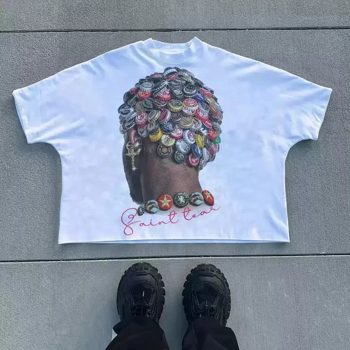 Harajuku Letter Graphic T Shirts Y2k Tops Men Women High Street Oversized T Shirt Pro Choice Streetwear Vintage Tee Clothing