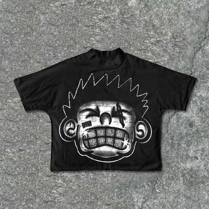 Harajuku Letter Graphic T Shirts Y2k Tops Men Women High Street Oversized T Shirt Pro Choice Streetwear Vintage Tee Clothing